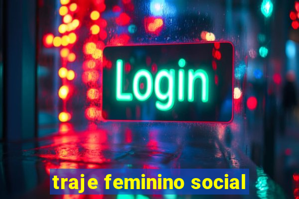 traje feminino social